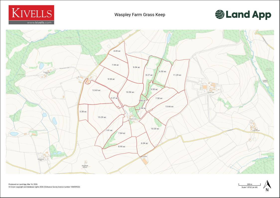 GRASS KEEP FOR SALE BY INFORMAL TENDER AT WASPLEY FARM, TIVERTON, DEVON EX16 9QQ