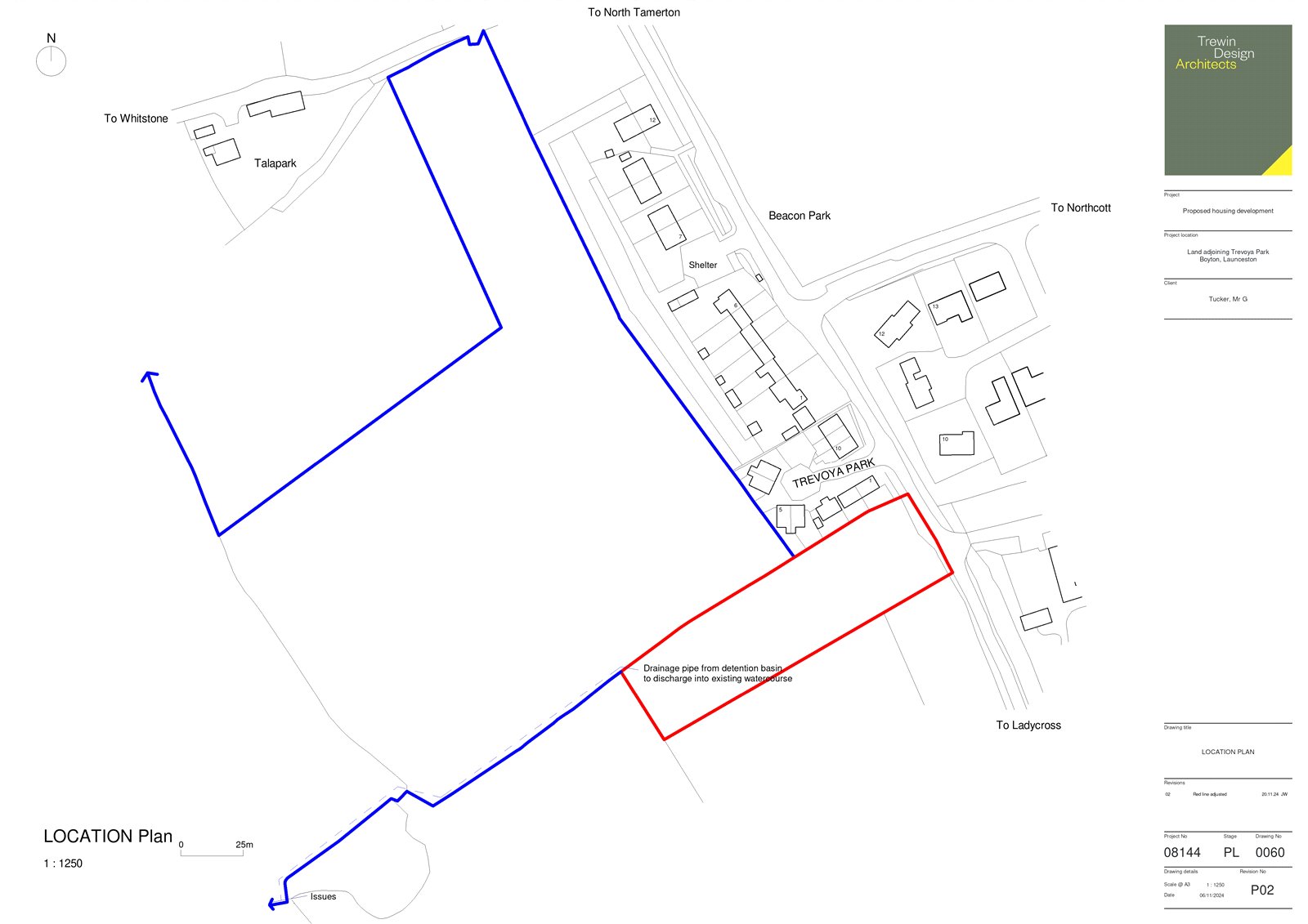 Land Beside Trevoya Park, Boyton, Launceston, Cornwall PL15